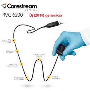 RVG 6200  a Carestream legújabb fejlesztése, újragondolt ergonómiai kivitelben és verhetetlen  24 vp/mm felbontással - Intraorális képalkotás - fogászati berendezések